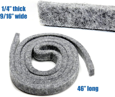 Supplying Demand WE09X20441 WE09X27634 Clothes Dryer Lower Front Drum Felt Seal Replacement
