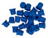 (25 Pack) Blue - Brake Bleeder Screw Caps Grease Zerk Fitting Cap Rubber Dust Cover...