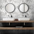 Decoroom White Grey Marble Contact Paper, Self Adhesive Removable Peel and Stick Wallpaper, Waterproof Marble Contact Paper Granite for Countertop...