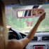 2 Packs Bling Bling Car Rear View Mirror with Rhinestone Crystal Butterfly Rear View Mirror Decor Accessories for Women,Car Interior Trim.Pink...
