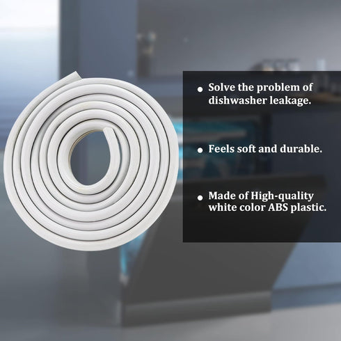 Romalon WD08X10057 Dishwasher Door Gasket Fit for GE Dishwasher Replaces AP3798079 EAP958908 PS958908 WD08X10014 WD8X10014 1088473
