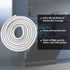 Romalon WD08X10057 Dishwasher Door Gasket Fit for GE Dishwasher Replaces AP3798079 EAP958908 PS958908 WD08X10014 WD8X10014 1088473