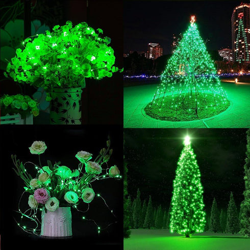 ER CHEN Fairy Lights Plug in, 66Ft/20M 200 LED Starry String Lights Outdoor/Indoor Waterproof Copper Wire Decorative Lights for Bedroom, Patio, Ga...