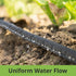 Flat Soaker Hose 15 ft Save 70% Water, Leakproof Design Double Layer Sprinkler Hose Drip Hose for Garden Bed...