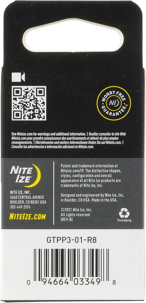 Nite Ize Original Gear Tie - 3-Inch Reusable Rubber Twist Tie - Reusable Gear Ties - Electric Cord Organizers - Twist Ties for Cords - Reusable Zi...