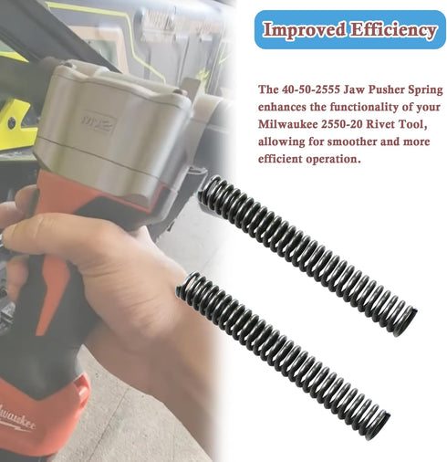 40-50-2555 Jaw Pusher Spring for Milwaukee 2550-20 Rivet Tool?2 pack?...