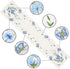 Simhomsen Spring Butterfly and Floral Table Runners, Dresser Scarf (Blue, 14 × 90 Inch)...