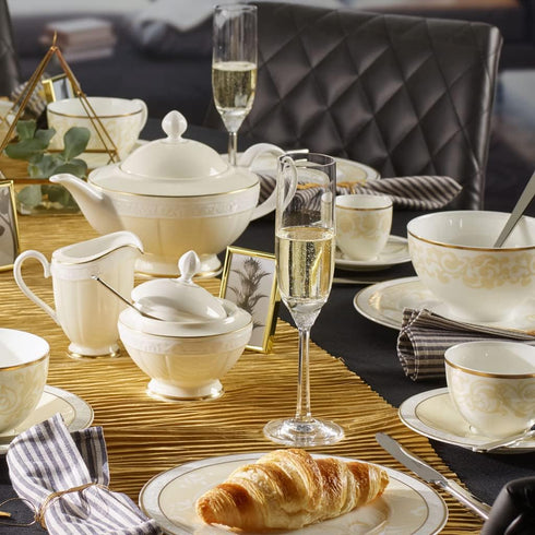 Villeroy & Boch Octavie Flute Champagne, 5.5 oz, Crystal Glass, Transparent...