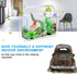 Create idea Aquarium Fish Tank Decor Ornament Resin Imitation Accident Car Landscape Terrarium Home Interior Decorating Accessories 12x7x7cm Brown...