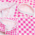 Dog’s Recovery Suit Post Surgery Shirt for Puppy, Wound Protective Clothes for Little Animals(pink white plaid-xs)...