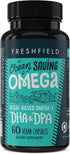 Ocean Saving Omega 3, The Fish Oil Replacement, 2-month Supply, Sustainably Sourced, Highest Levels of DHA per Capsule (440 mg), Algae Oil, w/DPA....