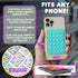 Suction Phone Case Mount, Silicon Adhesive Phone Accessory for iPhone and Android, Hands-Free Fidget Toy Mirror Shower Phone Holder, Tiktok Videos...