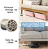 4 Sets Furniture Risers Bed Risers (Beige), 1.3 inch Heavy Duty Bed Lifts Risers for Table, Sofa, Couch, Desk, Chair Risers Supports Up to 1,300 l...