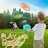 Outdoor Toys, Flying Disc Launcher Toy, 2 Disc Launchers with 16 Discs, Outside Toys for Kids Ages 4-8, Fun Family Outdoor Game,Summer Gifts for A...