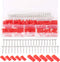 Hilitchi 300Pcs (50set) 2.54mm 2-Pin Female & Male Red Plug Housing Crimp Terminal Connector Kit Compatible with JST SYP...
