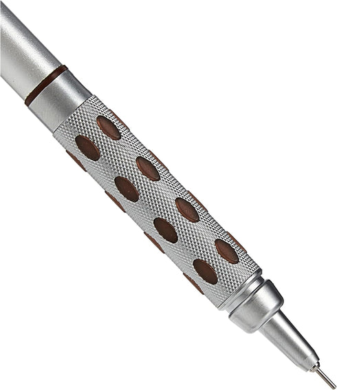 Pentel Arts GraphGear 1000 0.3mm Premium Mechanical Pencil (PG1013EPABP),Silver...