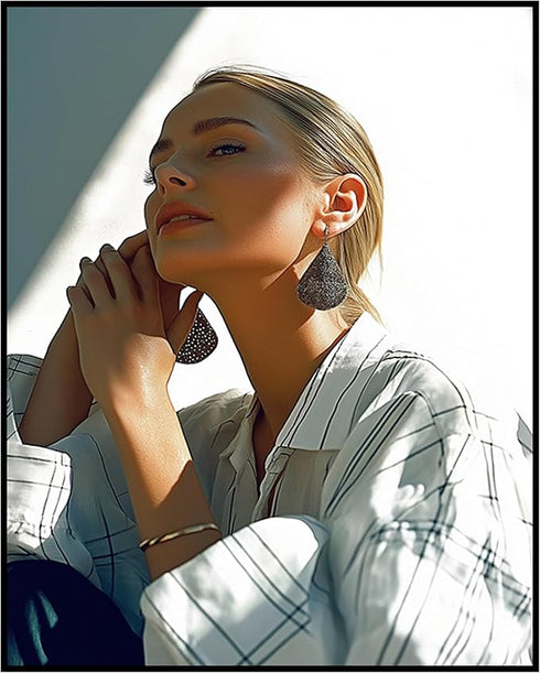 Posterizer 1 pcs-minimalist-90s models inspired photography art 4-Photography Art-Retro Art-Decorations for Bedroom, Office, Living Room - unframe...