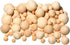 Blulu 88 Pieces Round Wooden Balls for Craft-Unfinished Round Natural Balls for DIY Craft Projects Jewelry Making, 5 Sizes...