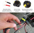 2 PCS 9005 9006 9012 HB3 HB4 Female Adapter Wiring Harness Sockets, Auto Wire Connector for Headlights Fog Lights, Headlamp Harness Connector Repl...