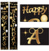 2 Pieces 80th Birthday Party Decorations Cheers to 80 Years Banner Party Decorations Welcome Porch Sign for 80 Years Supplies (80th Birthday)...