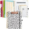 Spiral Binder Organizer with 5-Tab Dividers, Clipboard Portfolio with Storage Pockets for School Office Supplies, Nurse, Teacher, Resume, A5 Folde...