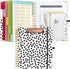 Spiral Binder Organizer with 5-Tab Dividers, Clipboard Portfolio with Storage Pockets for School Office Supplies, Nurse, Teacher, Resume, A5 Folde...
