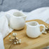 CHOOLD 2 pcs Mini Ceramic Creamer with Handle, Coffee Milk Creamer Pitcher - White - 1.5 oz...