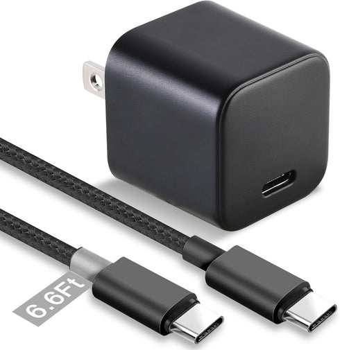 15W USB-C Fast Charger with 6.6Ft USB-C Cable for New Fire HD 8,8Plus,10,10Plus,Kids,Kids Pro,Max 11 Tablet(2020-2023 Release), Kindle Paperwhite(...