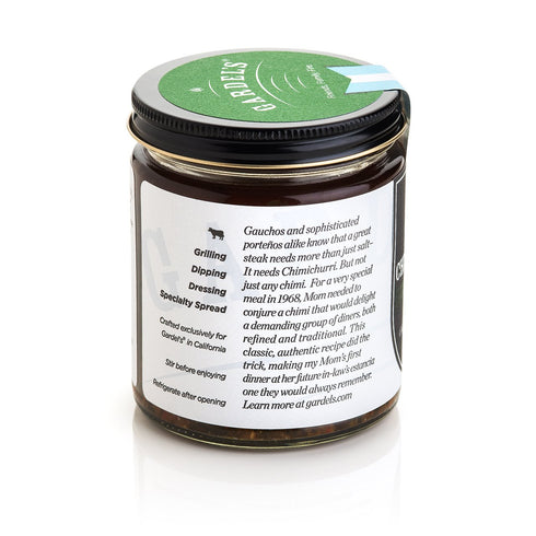 Authentic Chimichurri Steak Sauce, Grilling Glaze, Marinade, Dressing and Specialty Spread by Gardel's - Auténtico...