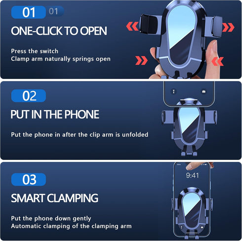 Car Phone Holder Mount,Dashboard Car Phone Holder Universal Sturdy Suction Cup Car Phone Mount,Compatible with iPhone13 Pro Max 12 11 X XS XR,Sams...