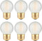 Frosted LED Ceiling Fan Light Bulbs- E26 Base 2700K Soft Warm White Dimmable 25W Equivalent A15/A50 Globe Bulb- Vintage 2W Short Round LED Lamp fo...