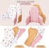 3 Pcs High Chair Cushion Compatible with Antilop IKEA High Chair, 2 Pcs Boho Rainbow Style High Chair Covers with an Inflatable High Chair Cushion...