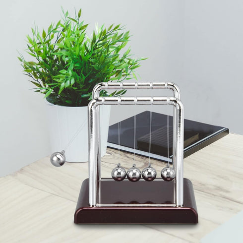 Estink Balance Pendulum Ball, Newtons Balance Balls Physics Science Metal Office Games Desktop Decoration Toy Games Accessories for Stress Relief,...