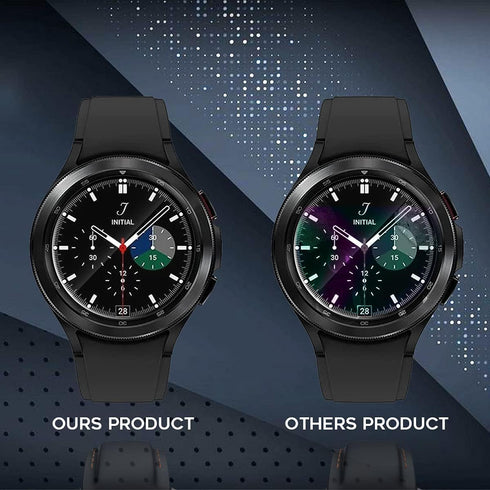 Orzero (3 Pack Tempered Glass Screen Protector Compatible for Samsung Galaxy Watch 4 Classic 46mm, Galaxy Watch 3 (45mm), Garmin Approach S40, 2.5...