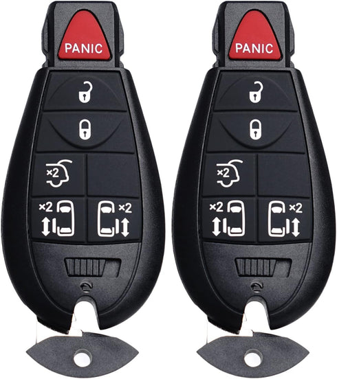 MechanMagic Key Fob Replacement Keyless Entry Remote Control Fits for Dodge Grand Caravan Chrysler Town and Country 2008-2020 M3N5WY783X IYZ-C01C ...