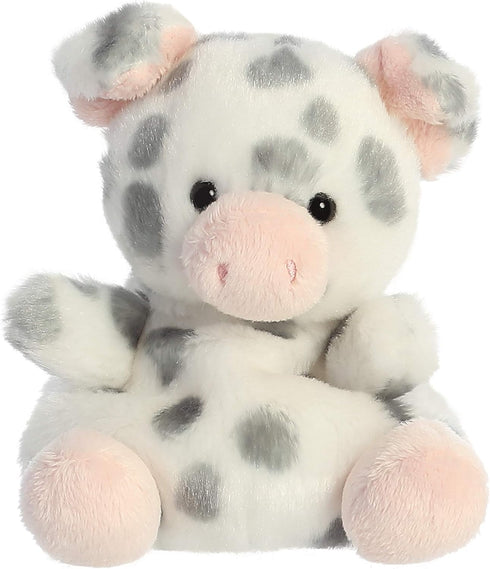Aurora® Adorable Palm Pals™ Piggles Spotted Piglet™ Stuffed Animal - Pocket-Sized Play - Collectable Fun - White 5 Inches...