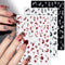 3D Nail Stickers Plant Leaf Nail Art Stickers for Nail Designs Retro Botanical Leaves Flower Nail Decals for Nail Art Supplies Foliage Nail Sticke...