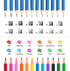 Profession Sketch Pencils & Colored Pencils for Kids and Adults Drawing Pencils Set...