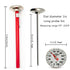 Instant Read Pocket Milk Frothing Meat Food Grill BBQ Cooking Kitchen Probe Thermometer, Stainless Steel 1 Inch Dial Pocket Portable Thermometer(5...