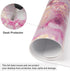 QIYI Large Mouse Pad, Cute Pink Desk Mat for Desktop, Women Girls PU Leather Waterproof Gaming, Rose Gold Marble Computer PC Laptop Protector Writ...