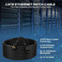 Cables Direct Online Cat8 Black 2FT SFTP Ethernet Patch Cable 40Gbps 2000Mhz Connection 26AWG Shielded Copper RJ45 Connectors for Modems, Routers,...