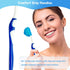 4-Pack Orthodontic Dental Care Kit – includes Soft Bristle Toothbrushes and Braces-Friendly Brush Flosser for Cleaner Interdental Brush Toothpick,...