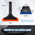 2 PCS Window Tint Tool, 5'' Rubber Small Squeegee & 6'' Silicone Cleaning Squeegee Kit, Multifunctional Window Tinting Wiper Scraper Car Accessori...
