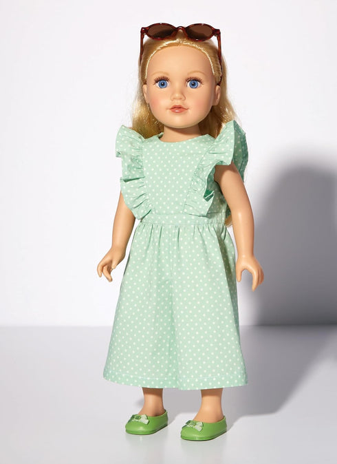 McCall's Doll Clothes Sewing Pattern Kit, Design Code M8309, One Size, Multicolor...