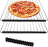 4 Pieces Heat-Resistant Silicone Oven Rack Shields Covers Oven Edge Protects Against Burns and Scars BPA Free Heat Resistant for Kitchen...