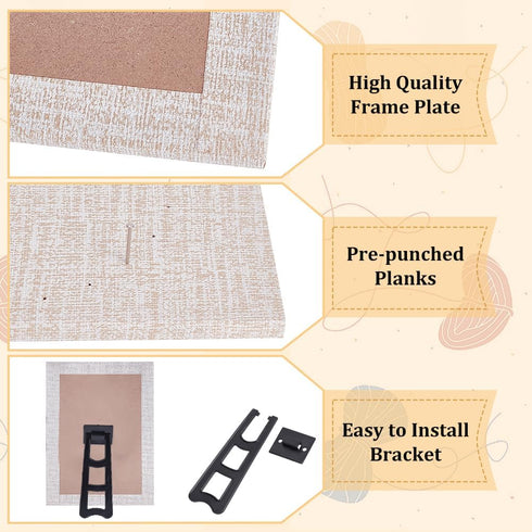 WEBEEDYDIY String Art Kit for Adults Beginners, DIY Feather Nail String Craft Kit, Include All Necessary Accessories and Frame, Creative Craft Kit...