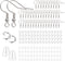 Stainless Steel Earring Hooks French Ear Wire, 600pcs Earring Making Findings Parts Jewels DIY Supplies Kits, with Silicone Earring Backs Stoppers...
