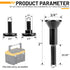 Cut-Off Wheel Mounting Mandrel Holder 3/8" & 1/4" Arbor Hole with 1/4" Shaft Stem for Die Grinder Accessories Drill Rotary Tool(1Pack)...