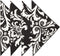 Cloth Napkins Black and White Wedding Table Decor Backyard Party Reception Black and White Table Linens, Linen Napkins All Cotton Dinner 18"x18" S...