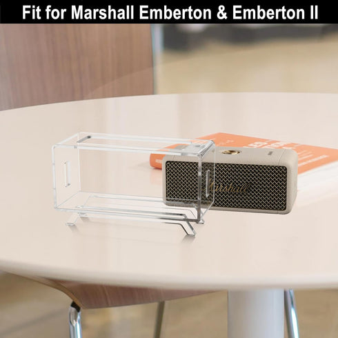 TXEsign Acrylic Desktop Stand Holder for Marshall Emberton & Emberton II Portable Bluetooth Speaker, Table Holder Display Shelf for Marshall Ember...